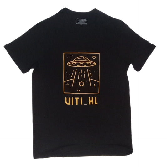 Gold  "Viti xL UFO" Size Medium T Shirt